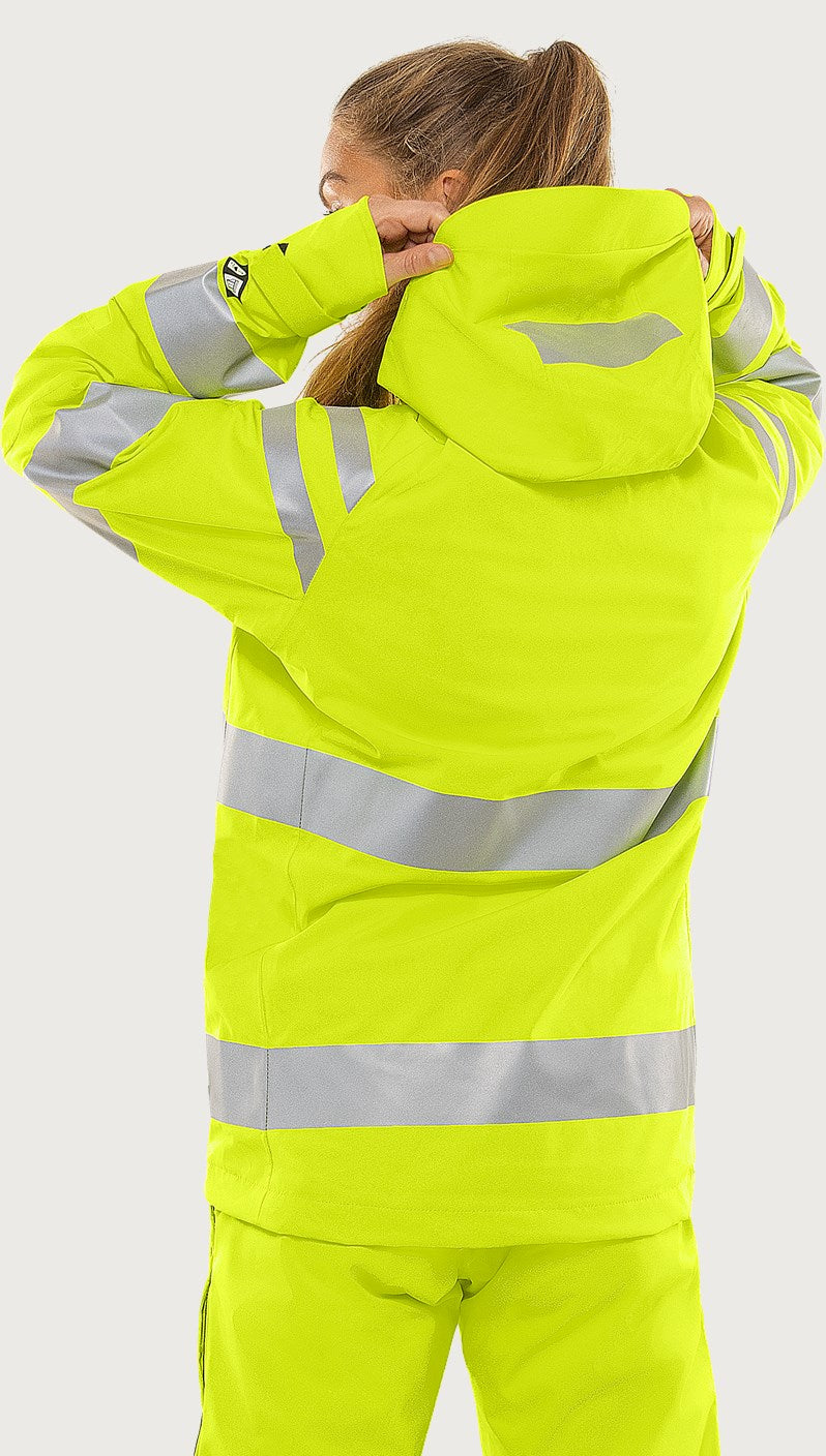 Last inn bilde i galleriviser, High vis Green stretch skalljakke kvinne klasse 3 4681 GLPS
