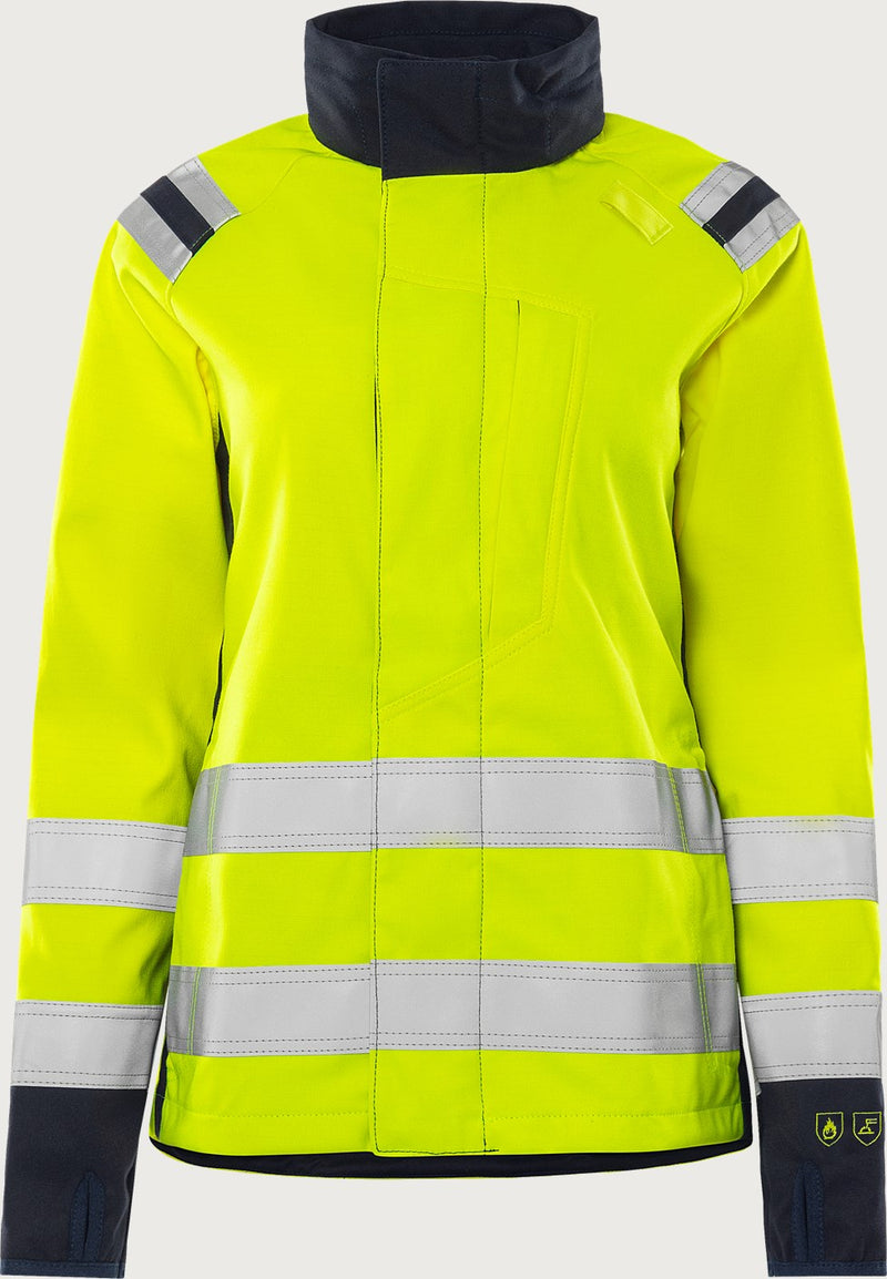 Last inn bilde i galleriviser, Flamestat high vis stretch softshell-jakke for kvinner klasse 3 4076 FSS
