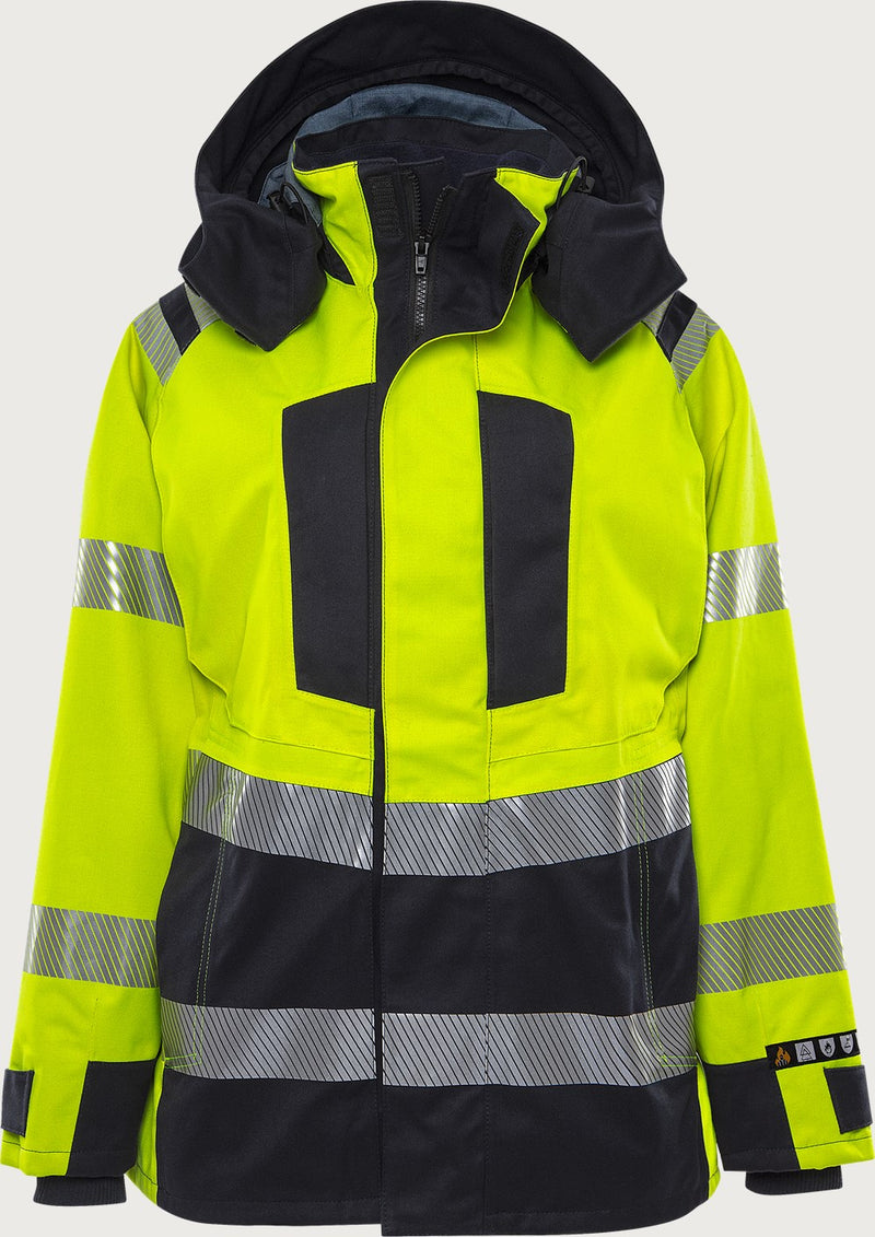 Last inn bilde i galleriviser, Flamestat High Vis Airtech® skalljakke dame klasse 3 4526 ATHR

