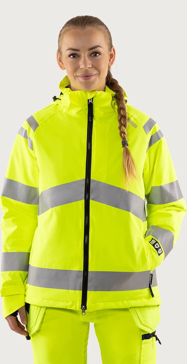 Last inn bilde i galleriviser, HiVis Green vinterjakke dame klasse 3 4683 GLPS
