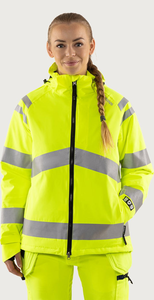 HiVis Green vinterjakke dame klasse 3 4683 GLPS