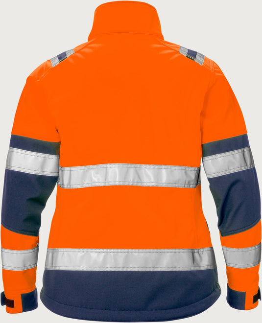 Softshell-jakke dame, høy synlighet kl 2 4183 WYH