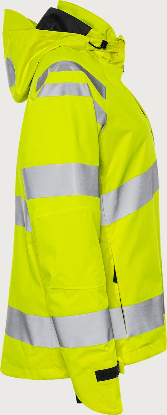 High vis Green stretch skalljakke kvinne klasse 3 4681 GLPS