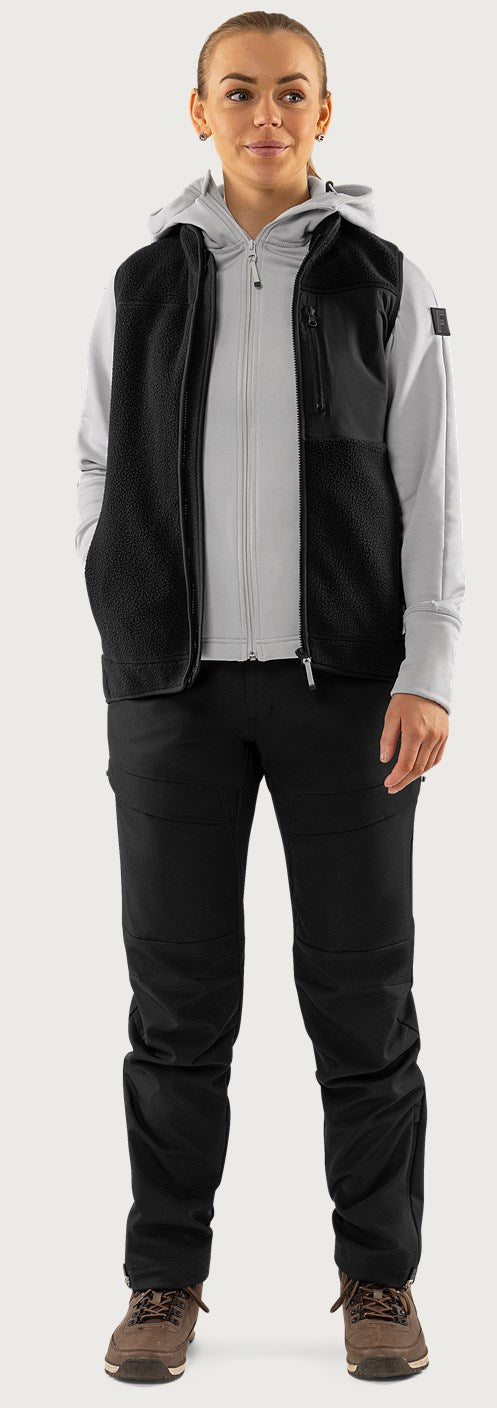 Cobalt Polartec® power stretch® hettegenser