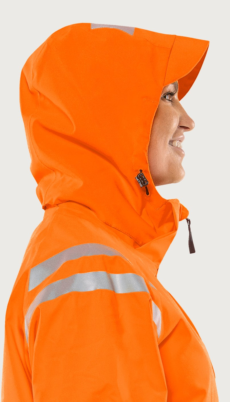 Last inn bilde i galleriviser, High vis Green stretch skalljakke kvinne klasse 3 4681 GLPS
