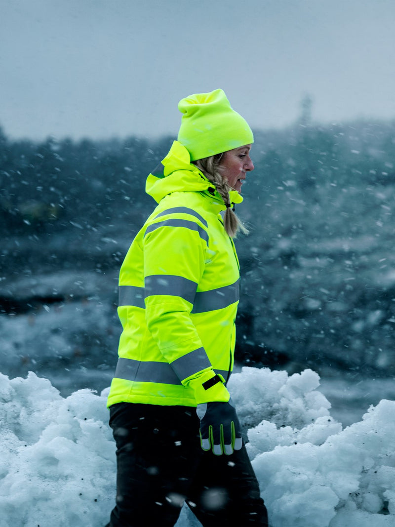 Last inn bilde i galleriviser, HiVis Green vinterjakke dame klasse 3 4683 GLPS
