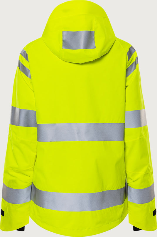High vis Green stretch skalljakke kvinne klasse 3 4681 GLPS